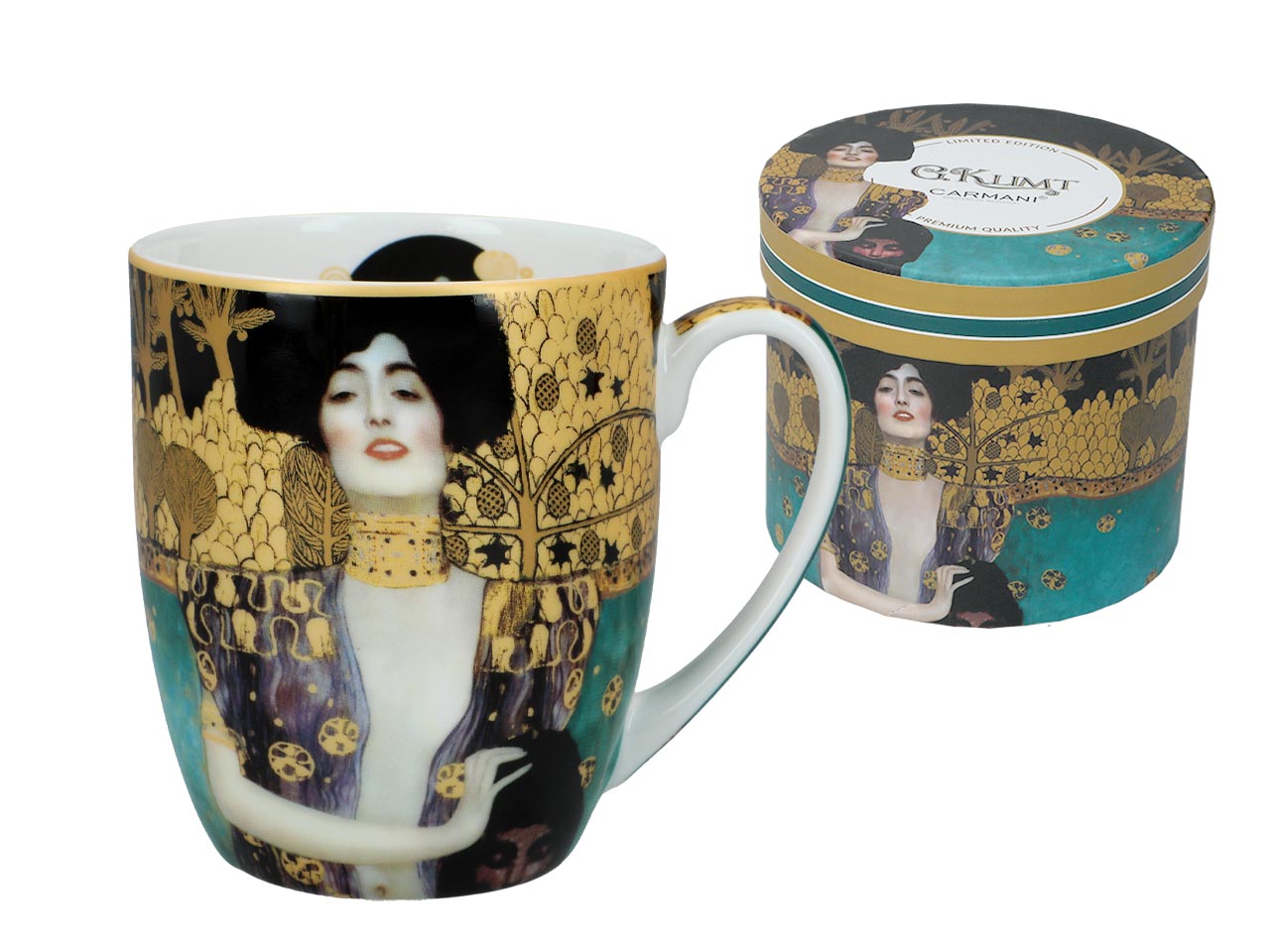 Kubek Camio G Klimt Judyta CARMANI