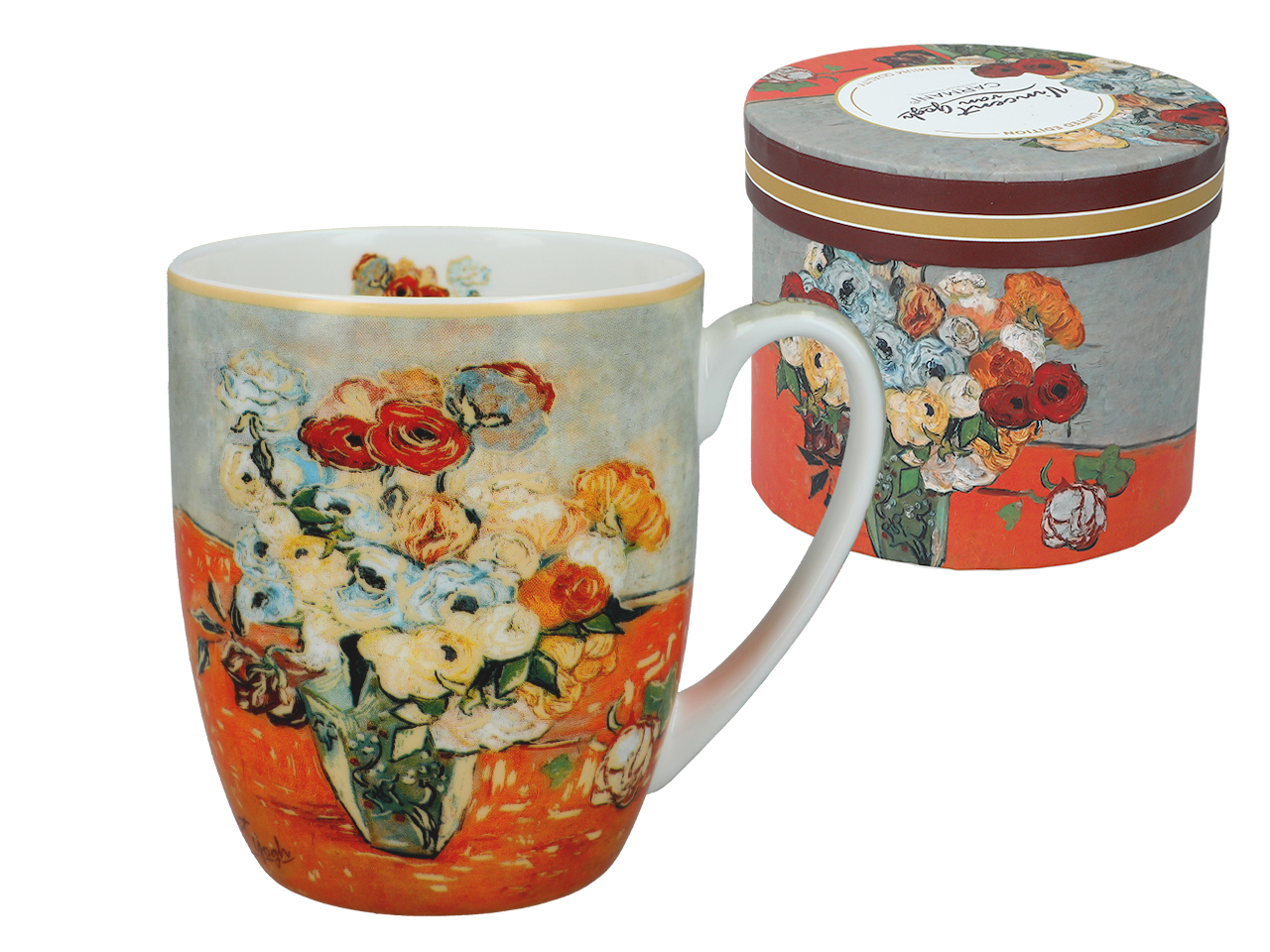 Kubek Camio Van Gogh Róże CARMANI