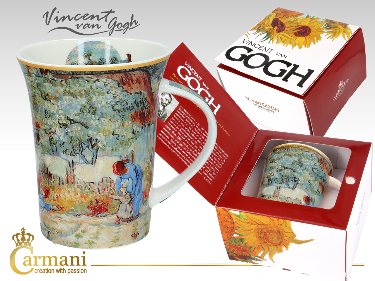 Kubek Van Gogh First Step CARMANI, porcelana