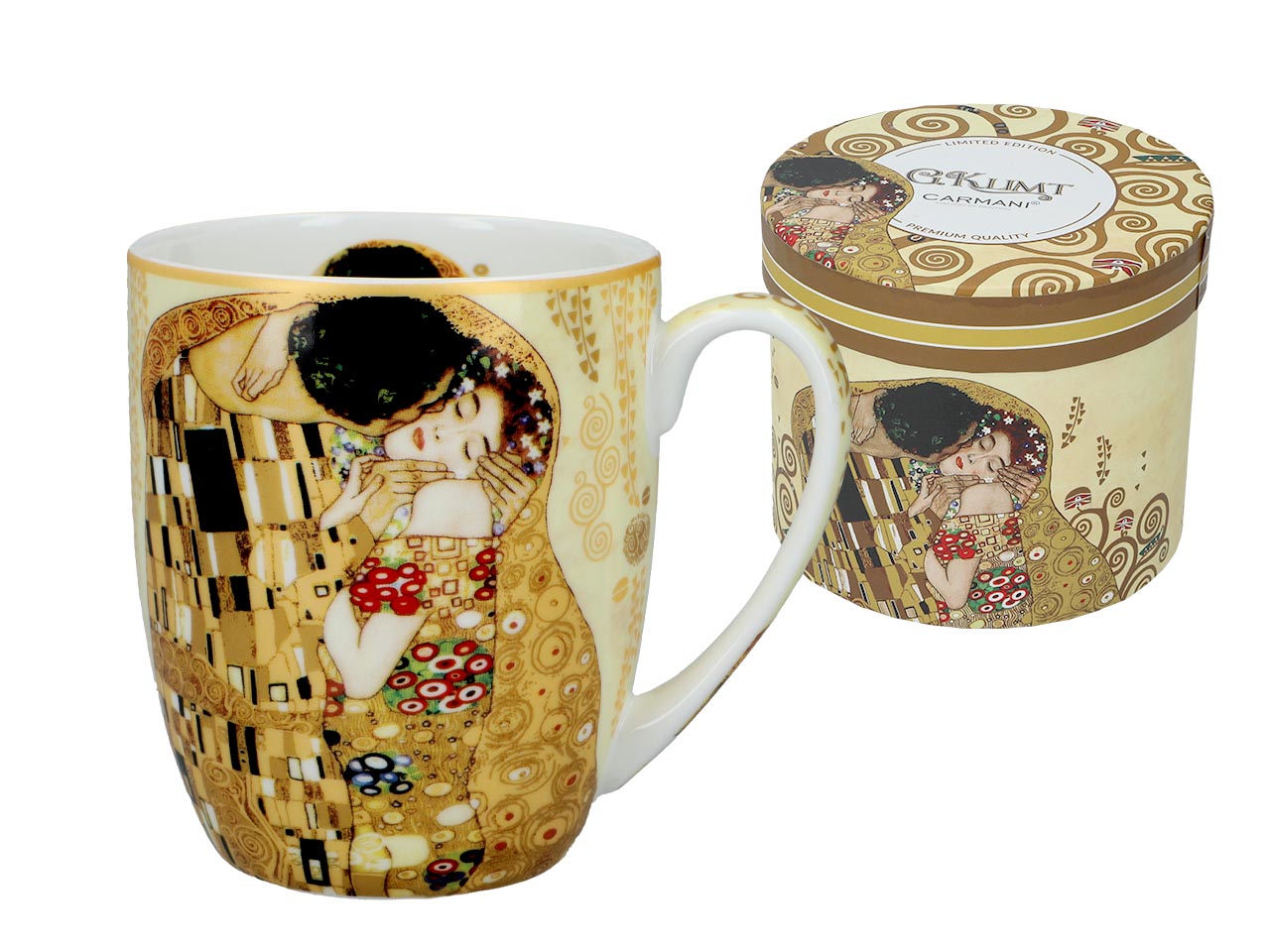 Kubek Camio G Klimt Pocałunek CARMANI