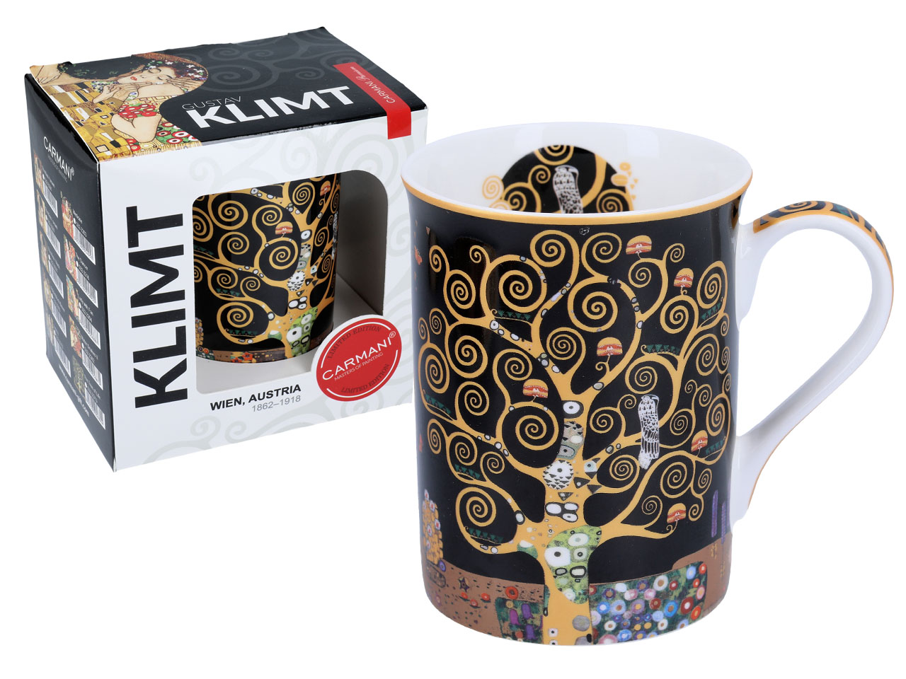 Kubek Classic New G Klimt Drzewo życia CARMANI